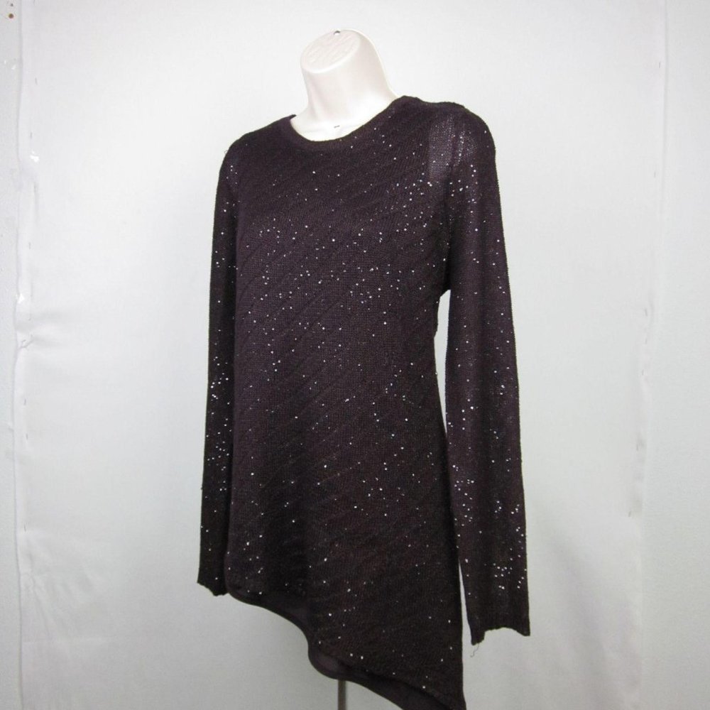Apt.9 / L / Purple Sequin Sweater